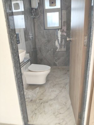 Bathroom in 2 BHK Apartment at Dev Leo Tower, Oshiwara – for Rent