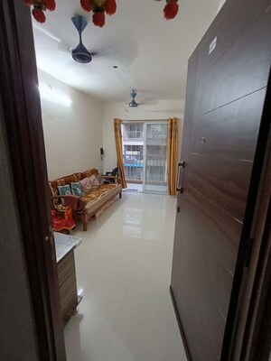 Balcony in 1 BHK Apartment at Bhavya Oyster Marina, Ulwe Sector 3 – for Rent