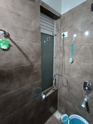 Bathroom in 1 BHK Apartment at Bhavya Oyster Marina, Ulwe Sector 3 – for Rent
