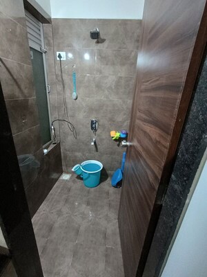 Bathroom in 1 BHK Apartment at Bhavya Oyster Marina, Ulwe Sector 3 – for Rent
