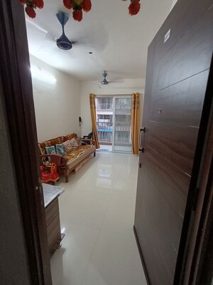 Balcony in 1 BHK Apartment at Bhavya Oyster Marina, Ulwe Sector 3 – for Rent
