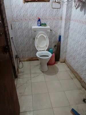 Bathroom in 1 BHK Builder Floor at Kalkaji – for Rent