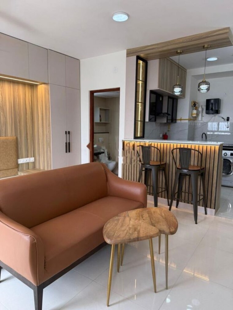 Living Room, brigade-cornerstone-utopia 1 RK 400 Sq.Ft. Apartment In Varthur Bangalore 10453265