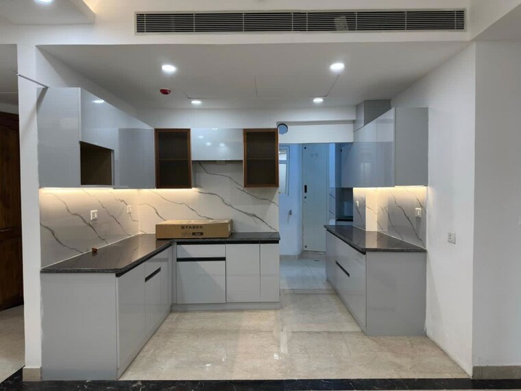 Kitchen, mahagun-maple 4 Bedroom 3300 Sq.Ft. Builder Floor In Sector 50 Noida 10453290