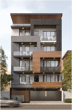 4 BHK Builder Floor – Exterior View View at Sector 57 - for Sale