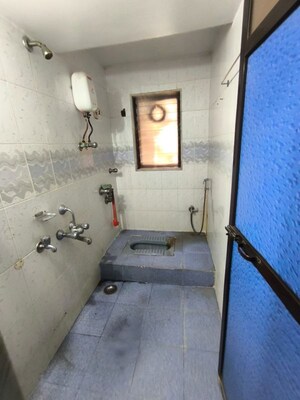 Bathroom in 2 BHK Apartment at Mahavir Arcade, Naupada – for Rent