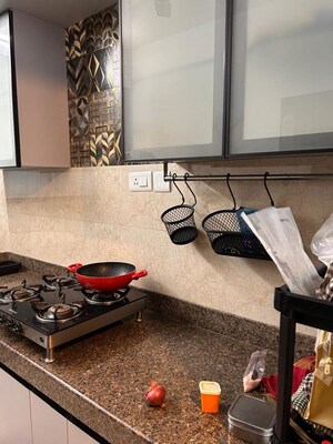 Kitchen in 2 BHK Apartment at Sunteck Avenue 2, Goregaon West – for Rent