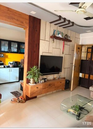 Living Room in 2 BHK Apartment at Yash Sankul, Pimple Saudagar – for Rent
