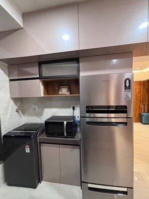 Kitchen in 1 BHK Apartment at Chaitanya Anand Lunkhod CHSL, Andheri West – for Rent