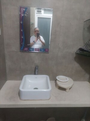 Bathroom in 3 BHK Apartment at Omkar Alta Monte, Malad East – for Sale