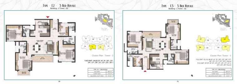 Floor Plan, prestige-serenity-shores 3.5 Bedroom 1981 Sq.Ft. Apartment In Whitefield Bangalore 10453542