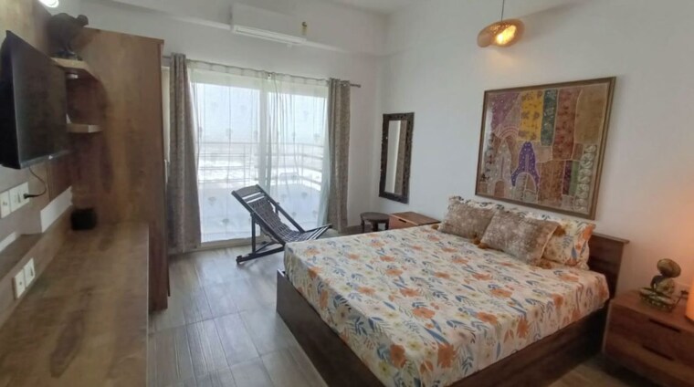 Bedroom, paramount-golf-forest-studio-apartments-oak-tower Studio 435 Sq.Ft. Apartment In Zeta I Greater Noida Greater Noida 10256179