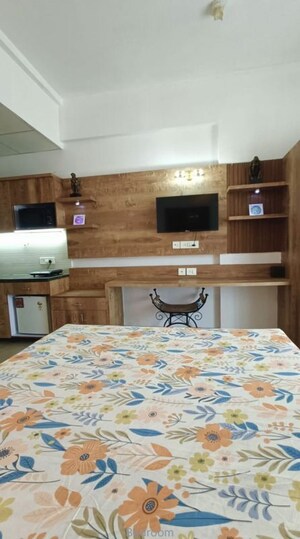 Kitchen in Studio Apartment at Paramount Golf Forest Studio Apartments - OAK Towe, Zeta I Greater Noida – for Rent