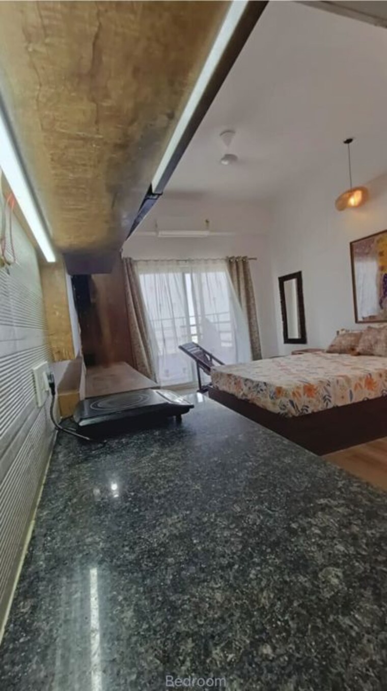 Living Room, paramount-golf-forest-studio-apartments-oak-tower Studio 435 Sq.Ft. Apartment In Zeta I Greater Noida Greater Noida 10256179