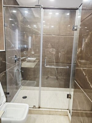 Bathroom in 4 BHK Builder Floor at Saket – for Rent