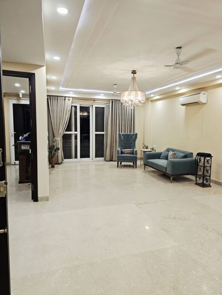 Living Room, saket 4 Bedroom 300 Sq.Yd. Builder Floor In Saket Delhi 10453681