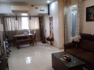Living Room in 2 BHK Apartment at Haware Splendor, Kharghar – for Rent