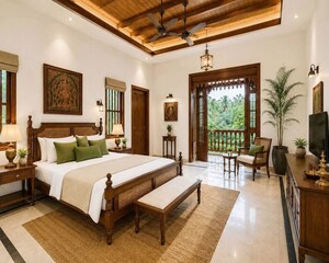 Bedroom in 4 BHK Villa at Kechery – for Sale