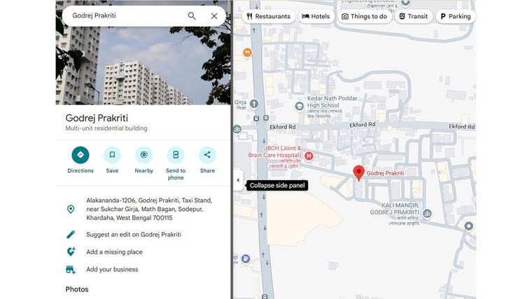 Map Location, godrej-prakriti 3 Bedroom 1369 Sq.Ft. Apartment In Bt Road Kolkata 10453642