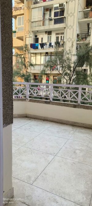 Balcony in 3 BHK Apartment at Dwarka – for Rent