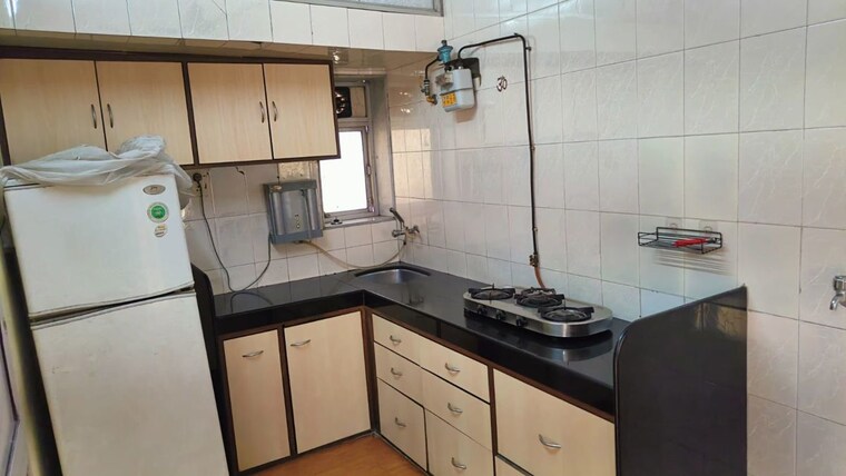 Kitchen, rainbow-view-chs 1 Bedroom 500 Sq.Ft. Apartment In Santacruz East Mumbai 10453756