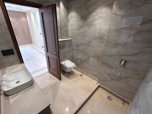 Bathroom in 3 BHK Builder Floor at Sarvodaya Enclave – for Rent