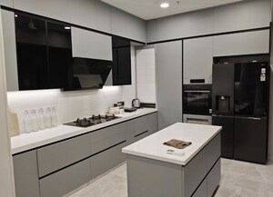 Kitchen in 3 BHK Apartment at Enorm Sagar Resham, Bandra West – for Rent