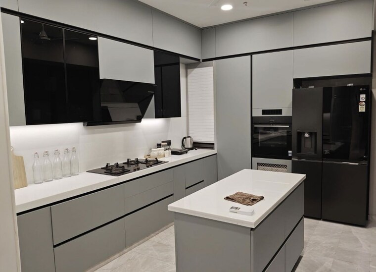 Kitchen, enorm-sagar-resham 3 Bedroom 3100 Sq.Ft. Apartment In Bandra West Mumbai 10453853