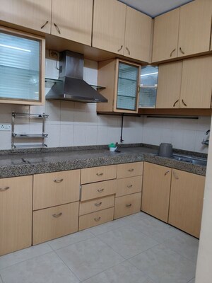 Kitchen in 2.5 BHK Apartment at Oberoi Realty Springs, Andheri West – for Rent