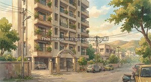  Apartment – Exterior View View at Katraj - for Sale