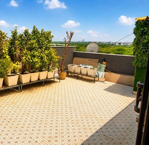 Balcony in 3 BHK Penthouse at Mehrauli – for Sale