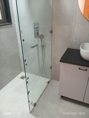Bathroom in 3 BHK Builder Floor at Sushant Lok Iii – for Rent