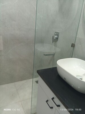 Bathroom in 3 BHK Builder Floor at Sushant Lok Iii – for Rent