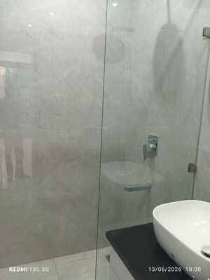 Bathroom in 3 BHK Builder Floor at Sushant Lok Iii – for Rent