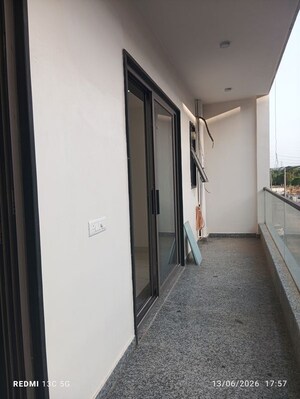 Balcony in 3 BHK Builder Floor at Sushant Lok Iii – for Rent