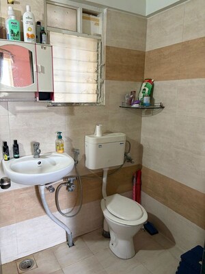 Bathroom in 2 BHK Apartment at Ratan Prestige, Kharadi – for Rent