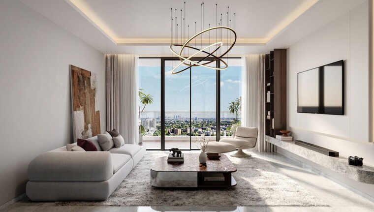 Living Room, panchshil-57-avenue 4 Bedroom 2250 Sq.Ft. Apartment In Mundhwa Pune 10454068