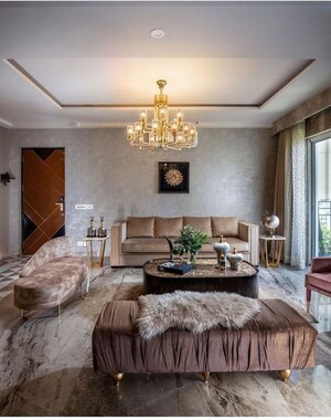 Living Room in 5 BHK Builder Floor at Vasant Vihar – for Sale