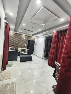 Living Room in 2.5 BHK Apartment at Samridhi Grand Avenue, Tech Zone 4 Greater Noida – for Rent