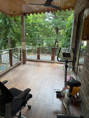 Balcony in 2 BHK Apartment at Nilgiri Apartments, Sector 34 – for Rent