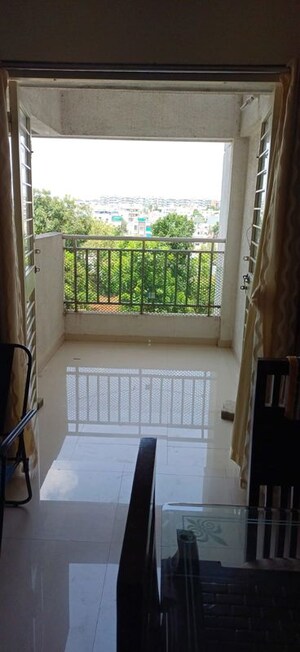 Balcony in 1 BHK Apartment at Satyam Rajyog, Dhanori – for Rent