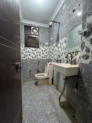 Bathroom in 2 BHK Apartment at Chattarpur – for Rent