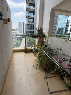 Balcony in 2 BHK Apartment at Gera Song Of Joy, Kharadi – for Rent