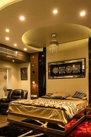 Bedroom in 4 BHK Apartment at Rohtas Presidential Tower, Vibhuti Khand – for Rent