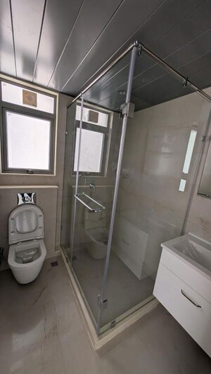 Bathroom in 3 BHK Apartment at Majestique Signature Towers, Balewadi – for Rent