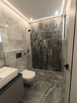 Bathroom in 3 BHK Builder Floor at CRD Golden Castle, Patiala Road – for Sale