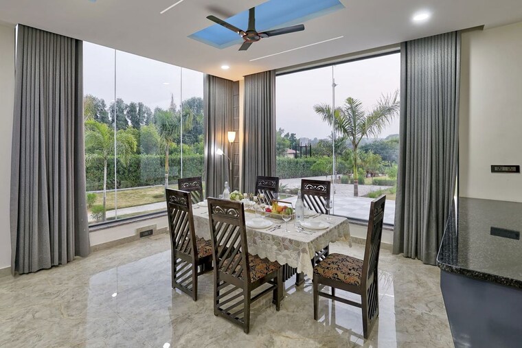 Dining area, nb-gokulam 3 Bedroom 4840 Sq.Ft. Villa In Sohna Sector 7 Gurgaon 10454339