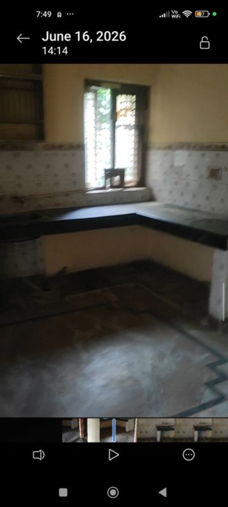 Kitchen, e block shastri nagar 2 Bedroom 1000 Sq.Ft. Builder Floor In E Block Shastri Nagar Ghaziabad 10454351