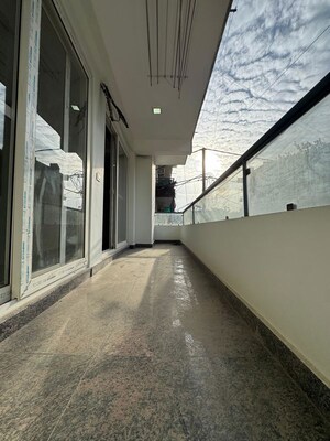 Balcony in 3 BHK Apartment at Chattarpur – for Rent