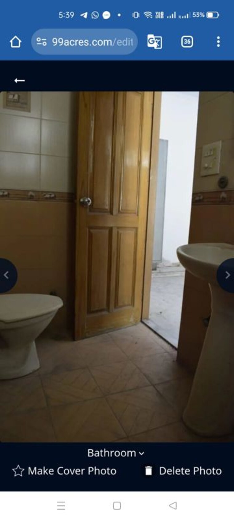 Bathroom, sector 21c 2.5 Bedroom 3250 Sq.Ft. Independent House In Sector 21c Faridabad 10454370